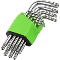 Rockforce Serie - TORX L-Sleutel Set - Cr-V Staal - 9-delig - T10-T50