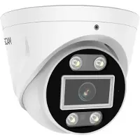 Foscam T8EP Beveiligingscamera Buiten – 4K 8MP PoE Turret Camera – Actieve Afschrikking met Spotlight en Sirene – Persoons- en Voertuigdetectie – 2-weg Audio – IP66 – Zwart