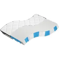 vidaXL Pocketveringmatras middelhard-plus 140x190 cm