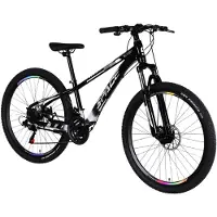 DaviBikes Mercury – Mountainbike – 26 inch – 21 versnellingen – Aluminium frame – Schijfremmen – Voorvork met vering – Zwart