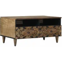 vidaXL Salontafel Bruin 80 x 54 x 40 cm Massief Mango Hout