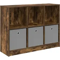 vidaXL Dressoir Rook Eiken 102 x 32 x 73,5 cm