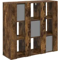 vidaXL Dressoir Rook Eiken 88,5 x 29 x 84,5 cm