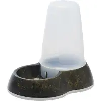 Savic drinkbak loop marble zwart / goud 26x17,5x23 cm 1,5 ltr