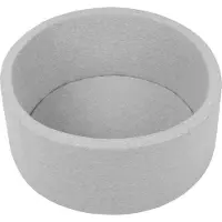 Petsona Ballenbad foam voor honden 70x30cm geen ballen - Hondenzwembad - Ballenbak rond draagbaar - Kattenspeelgoed - Met plastic ballen - Voor de hond - Hondenzwembad klein - Voor dieren - Lichtgrijs