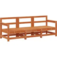 vidaXL Sectie Sofa Eenheden 3 Stuk Waskleur Bruin Massief grenenhout