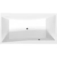 Polysan Quest Rechthoekig bad 190x100x49cm, wit