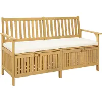 vidaXL Opslagbank 2 -Seater 148 x 63 x 84 cm Rechthoekig
