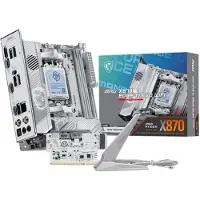 MSI MPG X870I EDGE TI EVO WIFI Moederbord Socket AMD AM5 Vormfactor ITX Moederbord chipset AMD X870