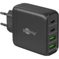 Goobay USB-C / USB-A Oplader 68 Watt – 4 Poorten