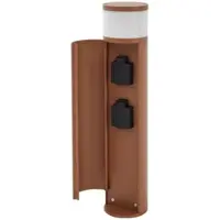 LUCANDE Buitenverlichting , Corban, dimbare, Roestbruin, Terras, Aluminium, Modern