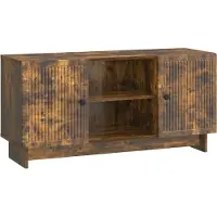 vidaXL TV Kast 102 x 34,5 x 50 cm Gerookt eiken Bewerkt hout