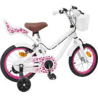 vidaXL Kinderfiets 12 Inch voor 2-4 jaar oud Wit
