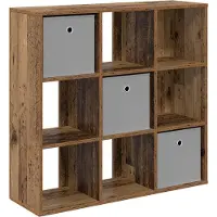vidaXL Dressoir met lade Oudhout 88,5 x 29 x 84,5 cm