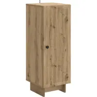 vidaXL Dressoir Artisanaal eiken 33 x 34,5 x 90 cm Bewerkt hout