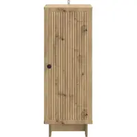 vidaXL Dressoir Artisanaal eiken 33 x 34,5 x 90 cm Bewerkt hout