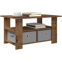 vidaXL Salontafel Oudhout 77 x 55 x 42 cm Bewerkt hout