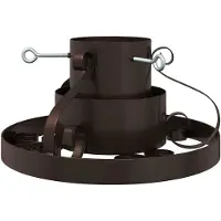 vidaXL Kerstboomstandaard Antiek koper 40 x 40 x 20.5 cm Staal