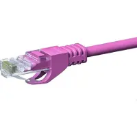 Dsit CAT5e UTP patchkabel - 15 meter roze - CCA - netwerkkabel - internetkabel - UTP kabel - RJ45 - 1000 mbit/s