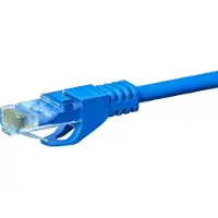 Dsit CAT5e netwerkkabel, U/UTP, 2 meter, blauw, 100% koper