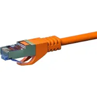 Dsit CAT 6a netwerkkabel, LSOH-bekleding - S/FTP - 2 meter - oranje