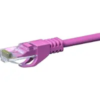 Dsit CAT6 UTP patchkabel - 5 meter roze - CCA - netwerkkabel - internetkabel - UTP kabel - RJ45 - 1000 mbit/s