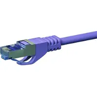 Danicom CAT 6a netwerkkabel, LSOH-bekleding - S/FTP - 5 meter - paars