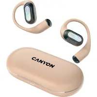 Canyon OnFlow 12 - TWS Bluetooth Headset - Air Conduction - 4-Microfoon ENC - Beige