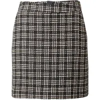 Comma Rok lichtbeige / zwart / wit