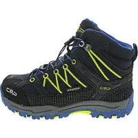CMP Kids Rigel Low Kinderschuhe Jungen Schnürstiefel Stiefel Blau Freizeit