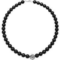 Elli Ketting zwart / zilver