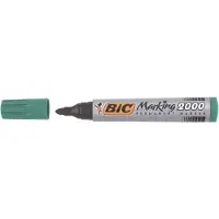 BIC Permanentmarker Eco 2000 2-5 mm, grün, 12 Stück in einer Packung 000026