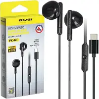 Awei PC-6T Serie - Stereo Hoofdtelefoon - Zwart - USB-C - Ergonomische Pasvorm