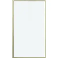 Vente-unique Gouden badscherm - 70 x 140 cm - Gehard glas - BRADENTON