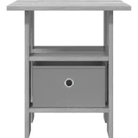 vidaXL Nachtkastje 2 st Grijs Sonoma 41 x 40 x 45 cm Bewerkt hout