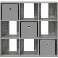vidaXL Dressoir met lade Grijs Sonoma 73,5 x 24 x 69,5 cm