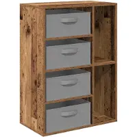 vidaXL Dressoir Oud hout 60 x 33,5 x 84 cm