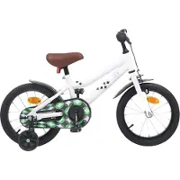 vidaXL Kinderfiets 14 Inch voor 3-5 jaar oud Wit