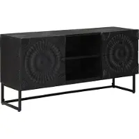 vidaXL TV Kast Zwart 105 x 30 x 54 cm
