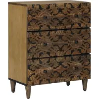 vidaXL Opslag Dressoir Bruin 60 x 33,5 x 75 cm Massief Mango Hout