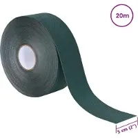 vidaXL Kunstgrasband zelfklevend Groen 5 cm x 20 m Niet-geweven stof