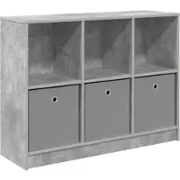 vidaXL Dressoir Beton Grijs 102 x 32 x 73,5 cm