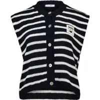 Hailys Bodywarmer - SL A VT An44dra - S-M tot M-L - voor Vrouwen - navy-wit | Maat S-M