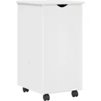 vidaXL Bureau kast set 2 st Wit Massief grenenhout