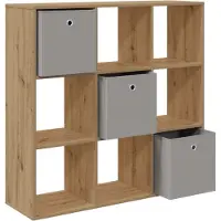 vidaXL Dressoir, ambachtelijk eikenhout, 102 x 31 x 99,5 cm