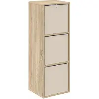 vidaXL Dressoir met lade Sonoma Eik 35 x 32 x 99,5 cm