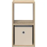 vidaXL Nachtkastje Sonoma Eik 25,5 x 22 x 49,5 cm Bewerkt hout