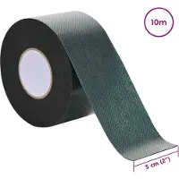 vidaXL - Kunstgrasband - zelfklevend - Groen - 5 - cm - x - 10 - m - Niet-geweven - stof