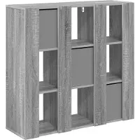 vidaXL Dressoir Grijs Sonoma 88,5 x 29 x 84,5 cm