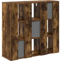 vidaXL Dressoir Rook Eiken 73,5 x 24 x 69,5 cm